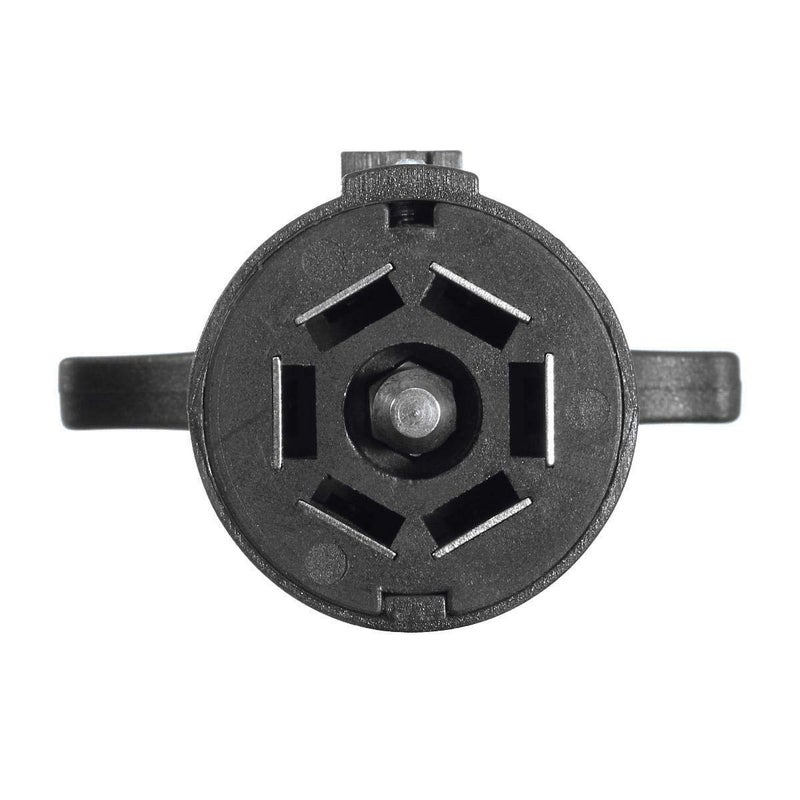 NEW SUN NEWSUN 7 to 5 Pin Trailer Plug Adapter  7 Way Round Plug Blade Connetor to 5 Way Flat Adapter  Wiring Harness Connector Plug  Versatile & Extendable Connection for Your Trailer  RV  Lighting - Image 3